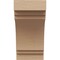 Ekena Millwork 4"W x 4"D x 8"H Wide Pescadero Rough Cedar Woodgrain TimberThane Corbel, Primed Tan CORUR04X04X08PECRCPR - alternate 5